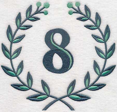 Laurel Number 8 - 7 Inch