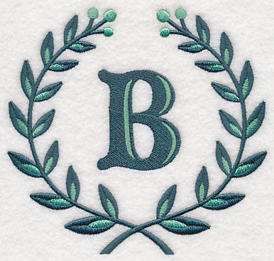 Laurel Letter B - 7 Inch