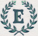 Laurel Letter E - 7 Inch