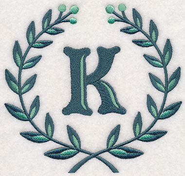 Laurel Letter K - 7 Inch