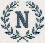 Laurel Letter N - 7 Inch