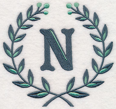 Laurel Letter N - 7 Inch