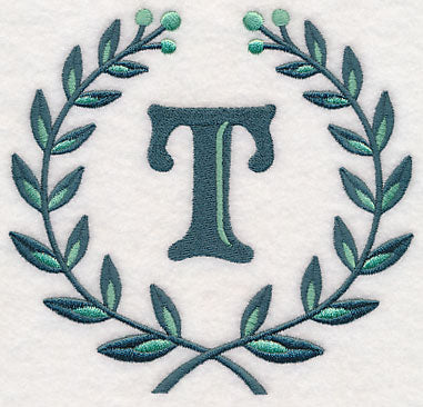 Laurel Letter T - 7 Inch