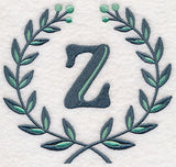 Laurel Letter Z - 7 Inch
