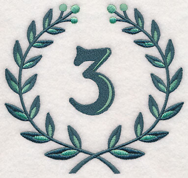 Laurel Number 3 - 7 Inch