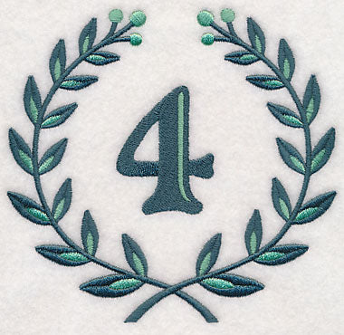 Laurel Number 4 - 7 Inch