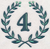 Laurel Number 4 - 7 Inch