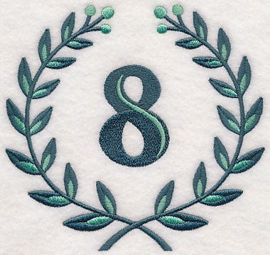Laurel Number 8 - 7 Inch