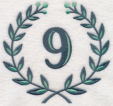 Laurel Number 9 - 7 Inch