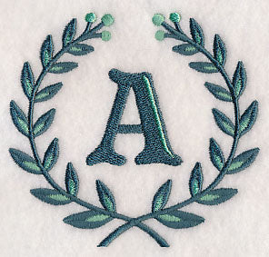 Laurel Letter A - 7 Inch