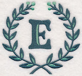 Laurel Letter E - 7 Inch