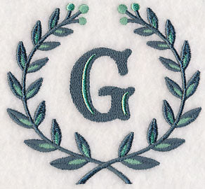 Laurel Letter G - 7 Inch