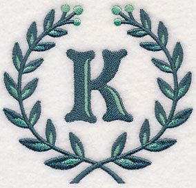 Laurel Letter K - 7 Inch