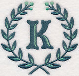 Laurel Letter K - 7 Inch