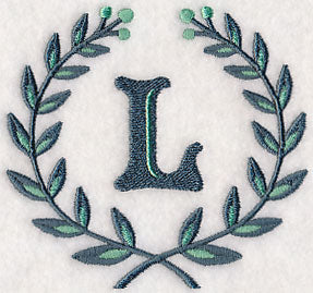 Laurel Letter L - 7 Inch