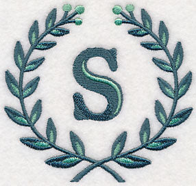 Laurel Letter S - 7 Inch