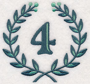 Laurel Number 4 - 7 Inch