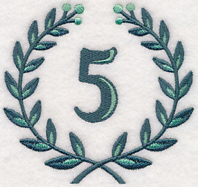 Laurel Number 5 - 7 Inch