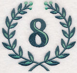 Laurel Number 8 - 7 Inch