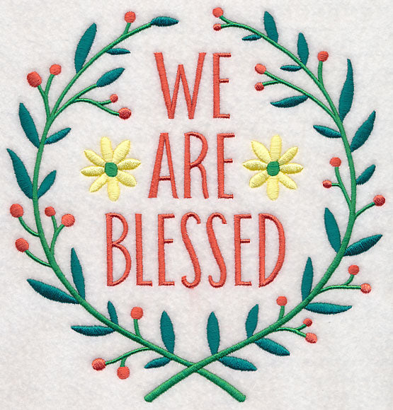 We Are Blessed Wreath