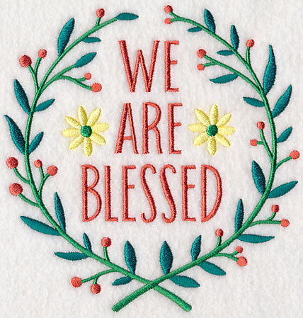 We Are Blessed Wreath