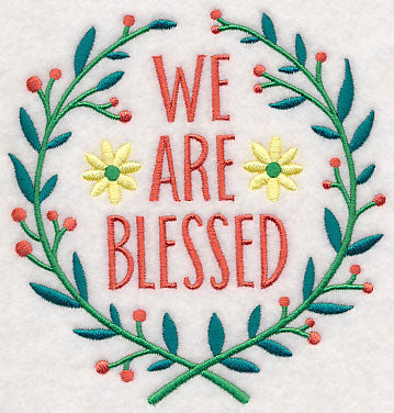 We Are Blessed Wreath