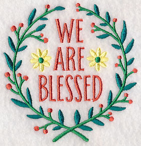We Are Blessed Wreath