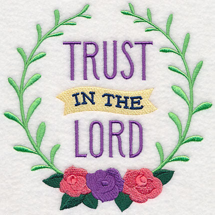 Trust In the Lord Wreath