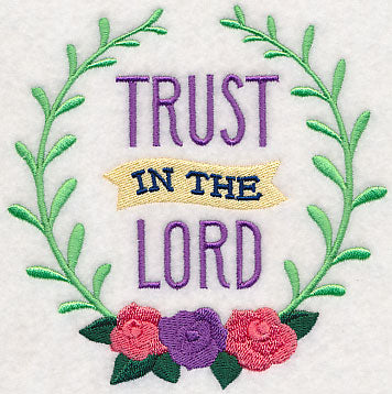 Trust In the Lord Wreath