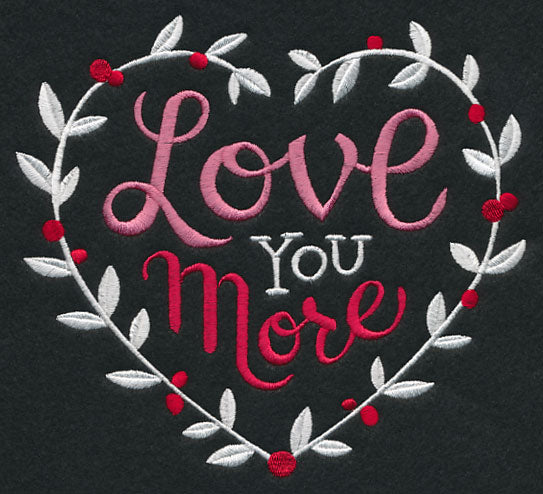 Love You More Wreath