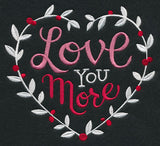 Love You More Wreath
