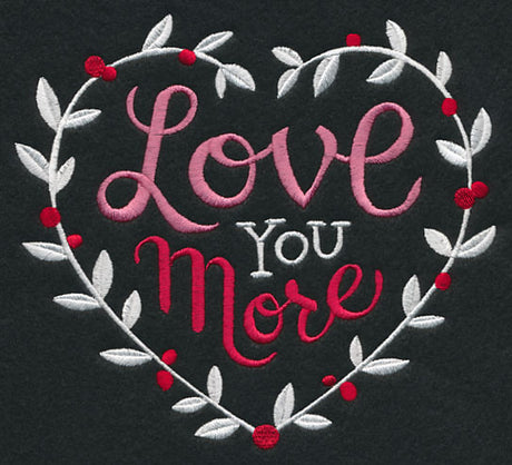 Love You More Wreath