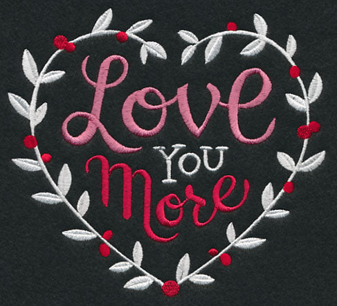 Love You More Wreath