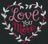 Love You More Wreath