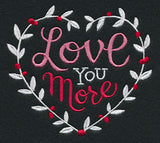 Love You More Wreath