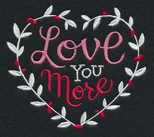 Love You More Wreath