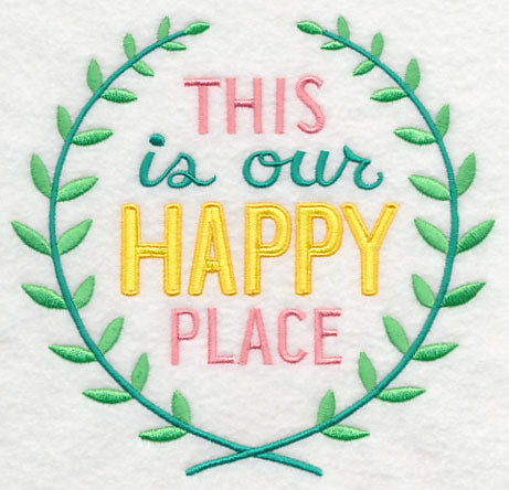 This Is Our Happy Place Wreath
