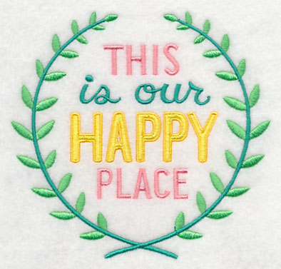 This Is Our Happy Place Wreath
