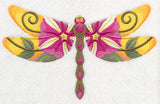 Petunia Dragonfly in Watercolor