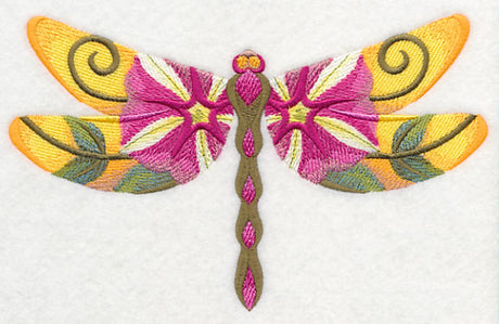 Petunia Dragonfly in Watercolor