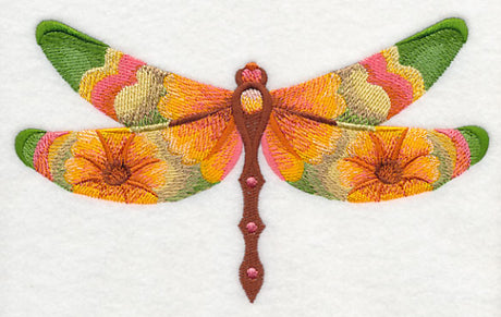 Cosmos Dragonfly in Watercolor