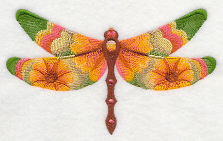 Cosmos Dragonfly in Watercolor