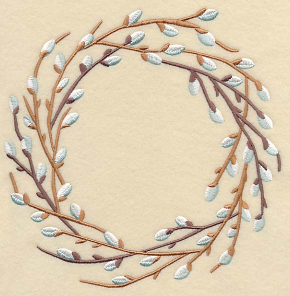 Pussy Willow Wreath 1