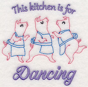 This Kitchen Is For Dancing - Pigs