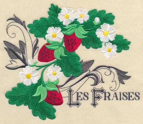 Strawberries and Baroque Flourish (French)