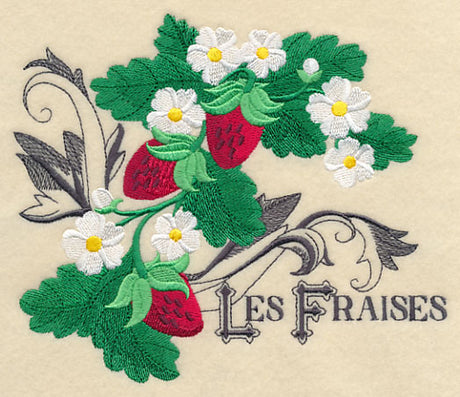 Strawberries and Baroque Flourish (French)