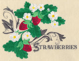 Strawberries and Baroque Flourish