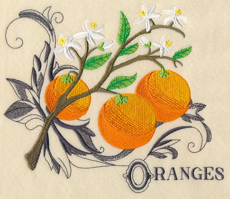 Oranges and Baroque Flourish