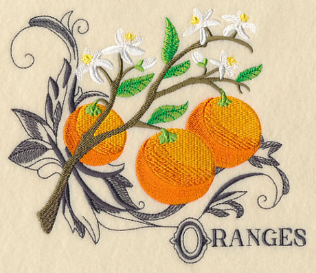 Oranges and Baroque Flourish