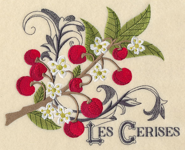 Cherries and Baroque Flourish (French)